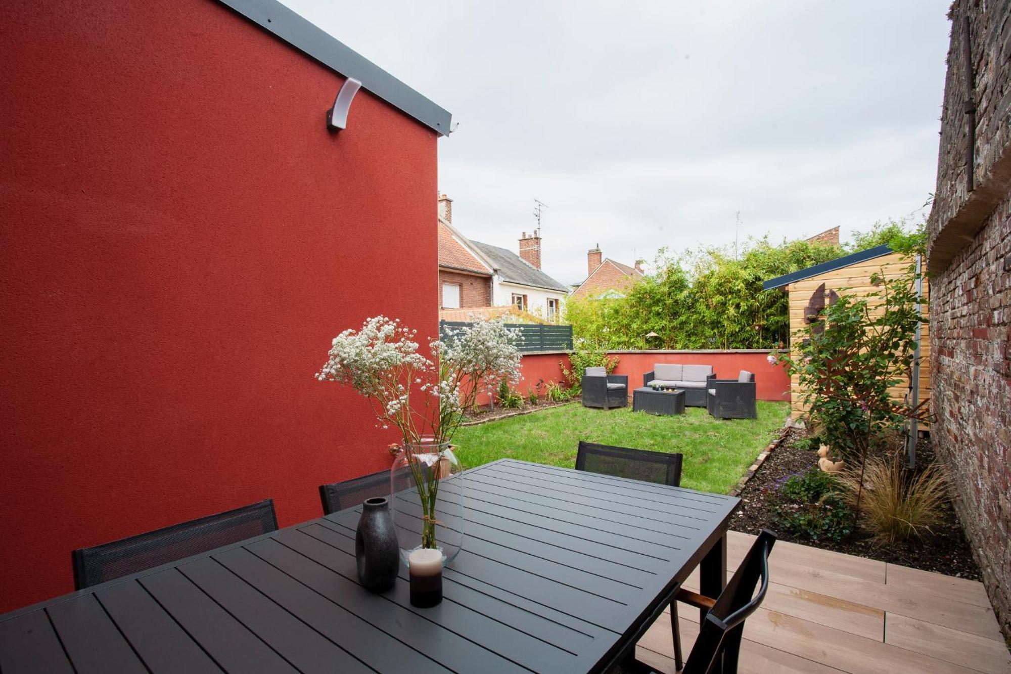 Appartement Les Jardins De Jules Verne - Cote Jardin Amiens Eksteriør billede